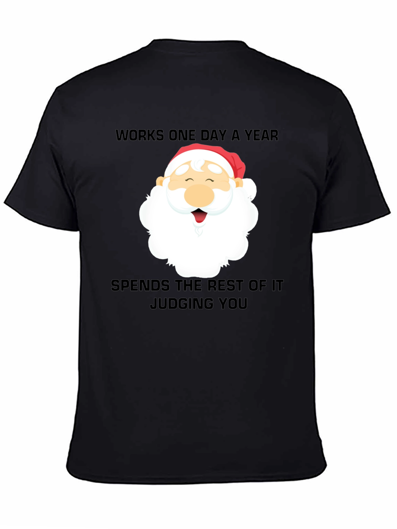 Santa Judging You Graphic T-Shirt
