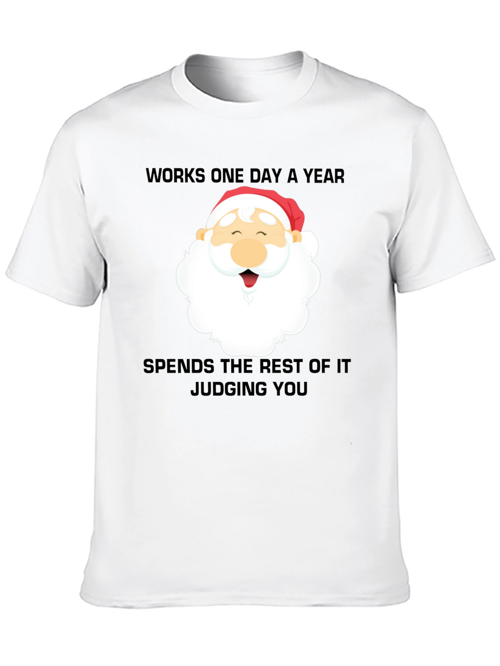 Santa Judging You Graphic T-Shirt
