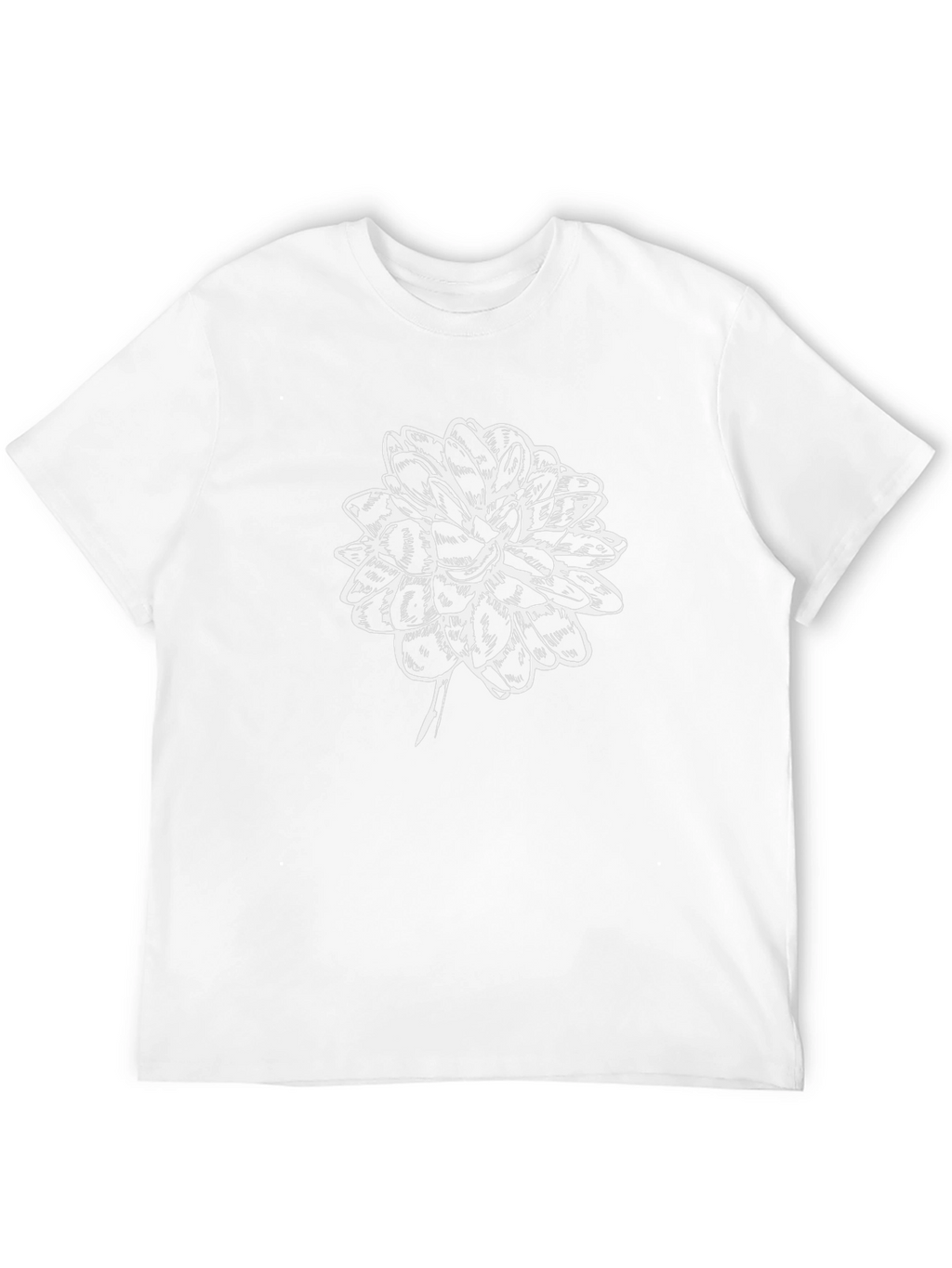 Black Flower Graphic T-Shirt