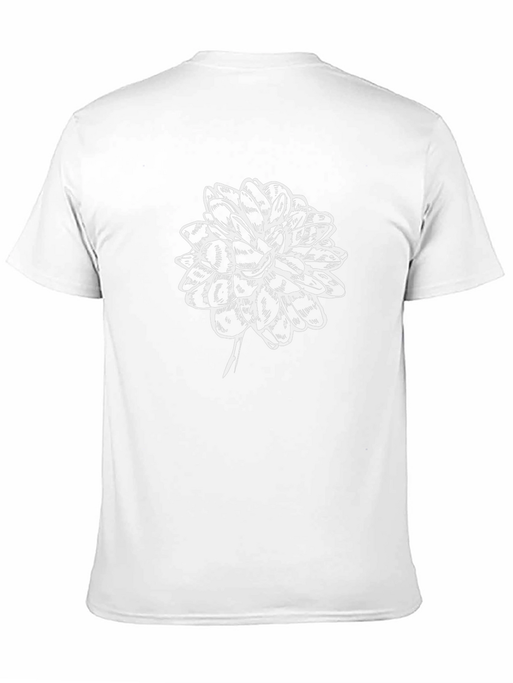 Black Flower Graphic T-Shirt