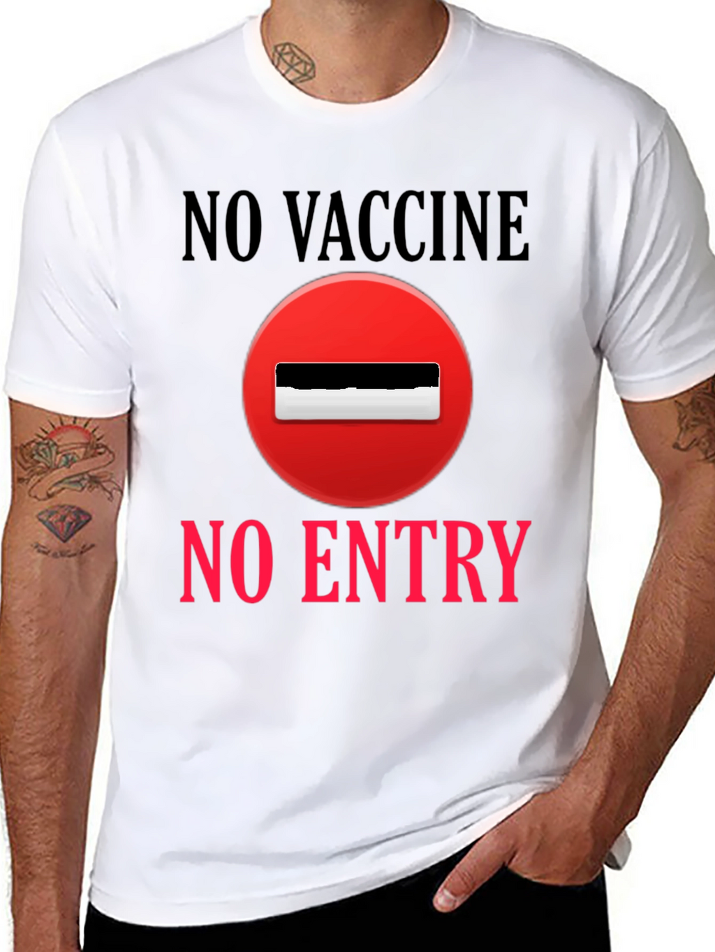 No Vaccine No Entry T-Shirt