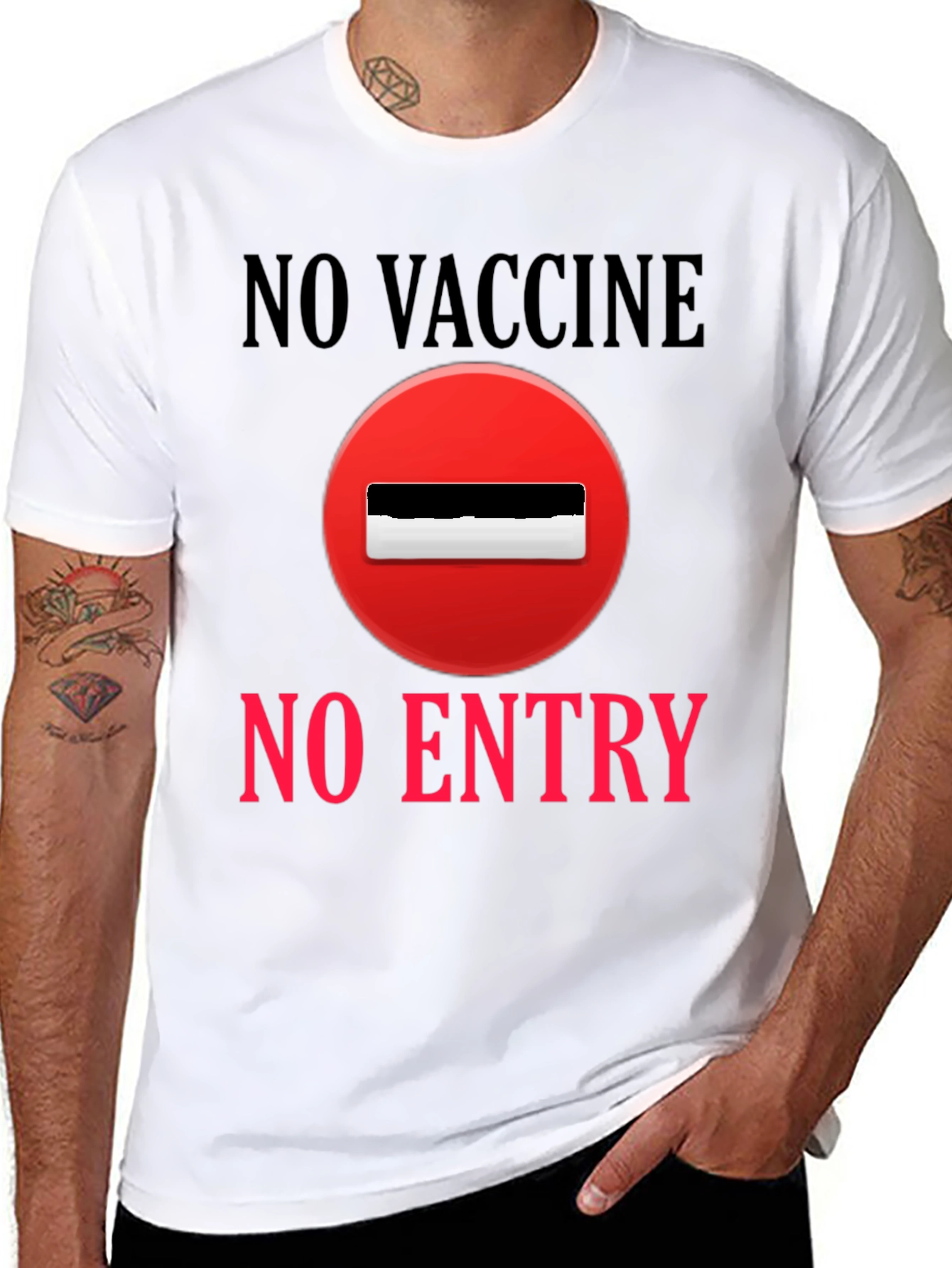 No Vaccine No Entry T-Shirt
