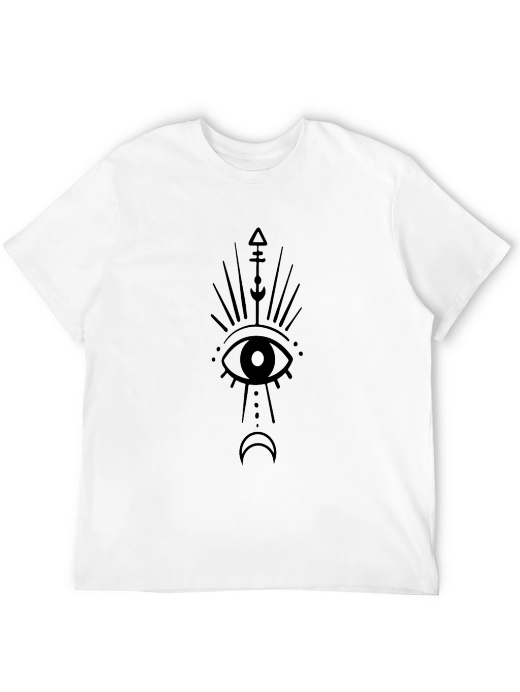 Mystic Eye Graphic Tee - Unisex Black T-Shirt