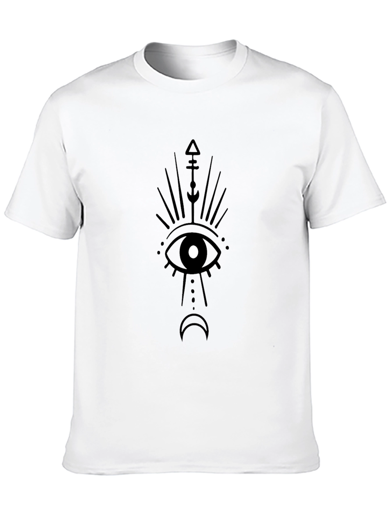 Mystic Eye Graphic Tee - Unisex Black T-Shirt