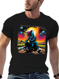 Cosmic Dreams Graphic Tee - Mens Black T-Shirt