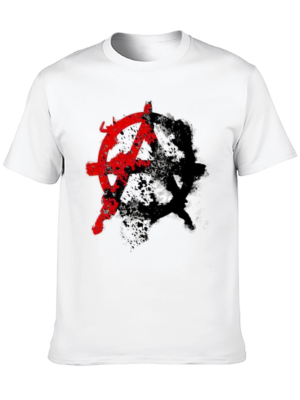 Anarchy Symbol Graphic Tee - Edgy Streetwear