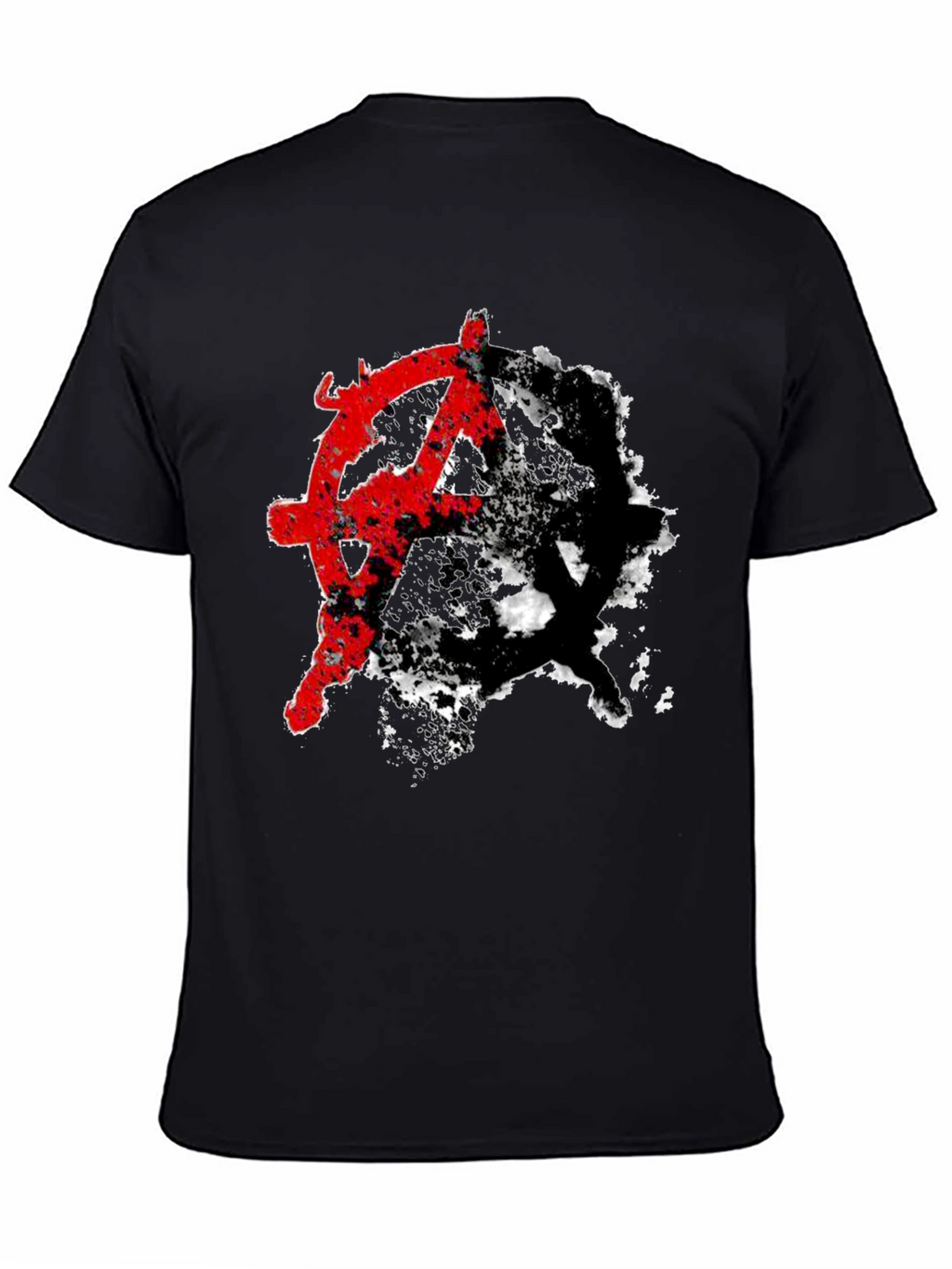 Anarchy Symbol Graphic Tee - Edgy Streetwear