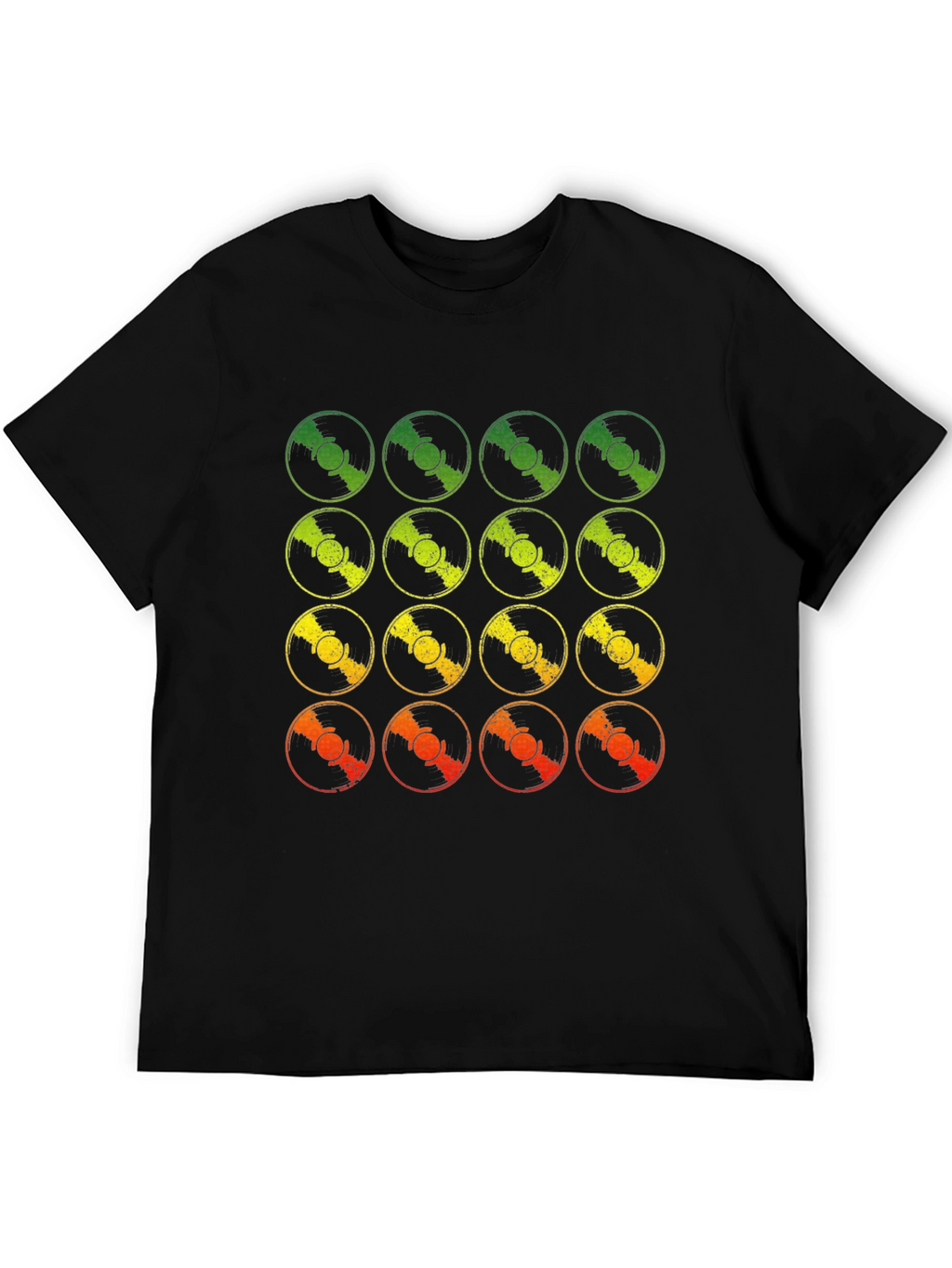 Retro Vinyl Record Fade T-Shirt