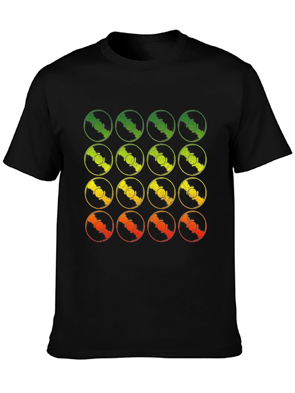 Retro Vinyl Record Fade T-Shirt