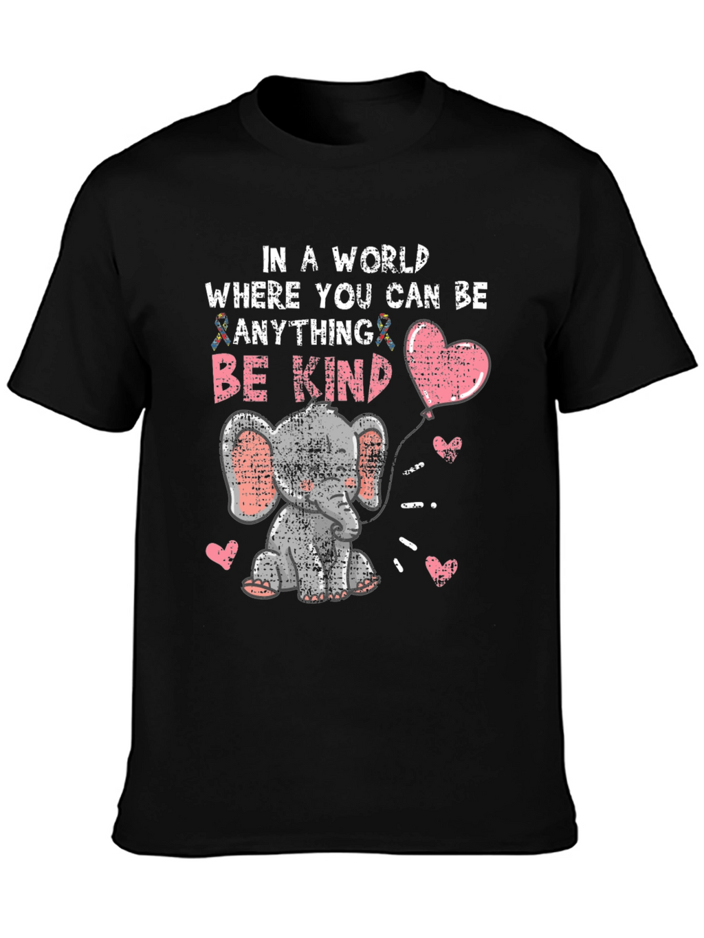 Kind Elephant Autism Awareness T-Shirt