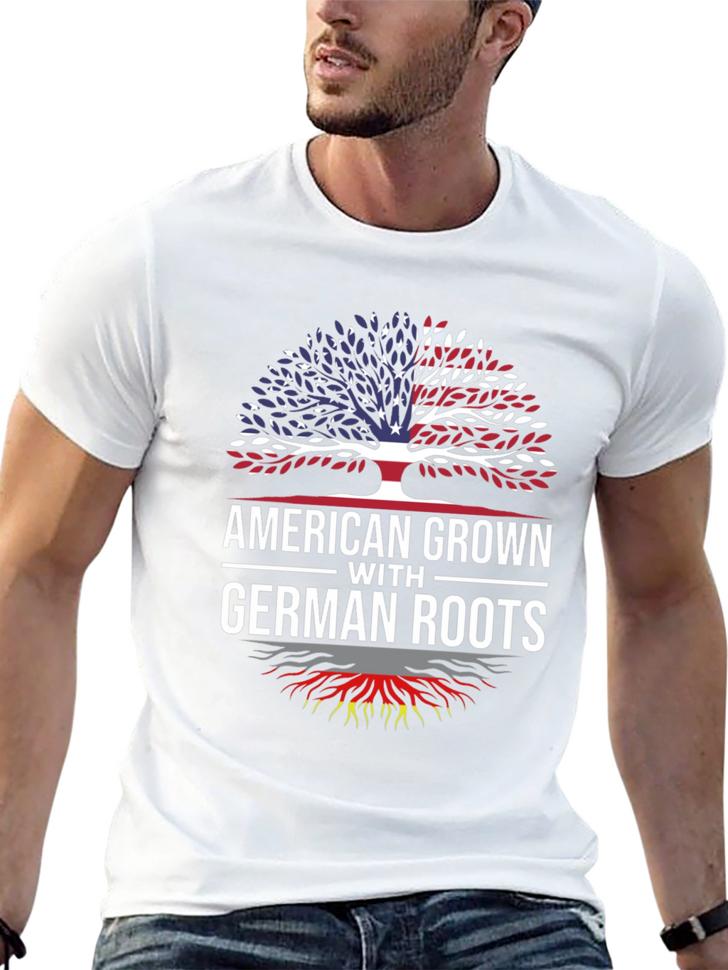 American Grown with German Roots T-Shirt
