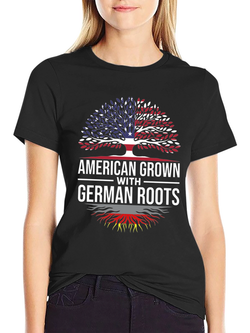American Grown with German Roots T-Shirt