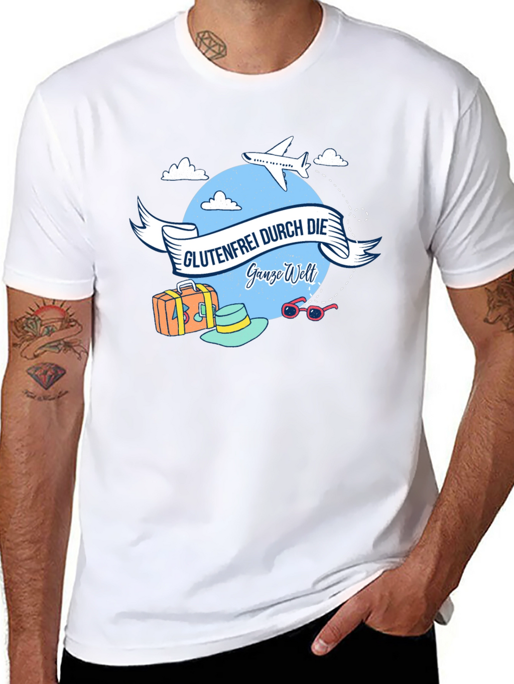 Glutenfrei Durch Die Ganze Welt T-Shirt