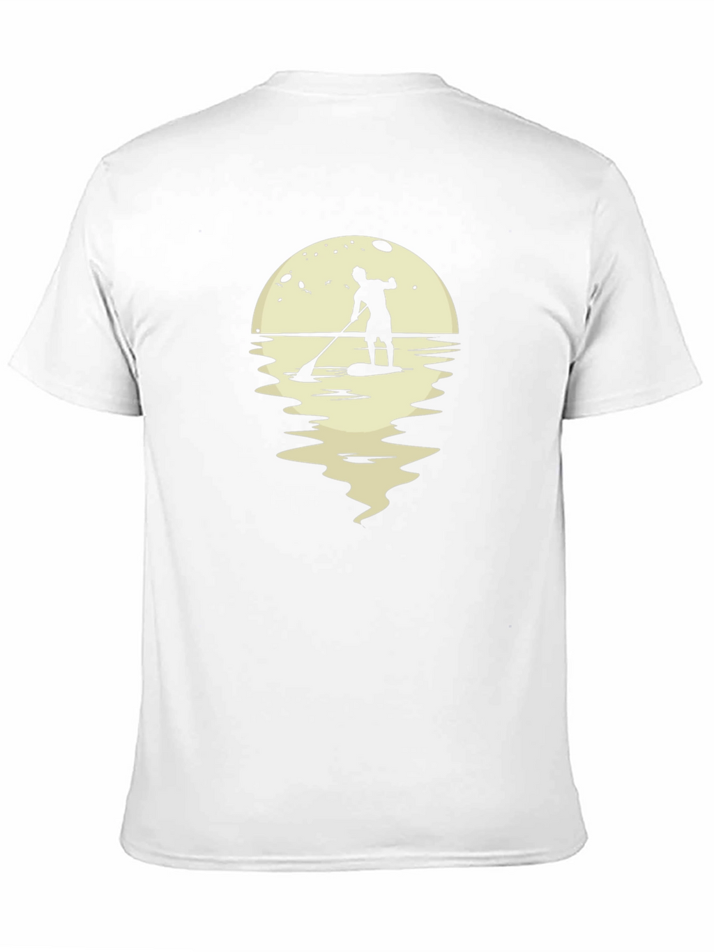 Paddle Boarder Moon Graphic T-Shirt
