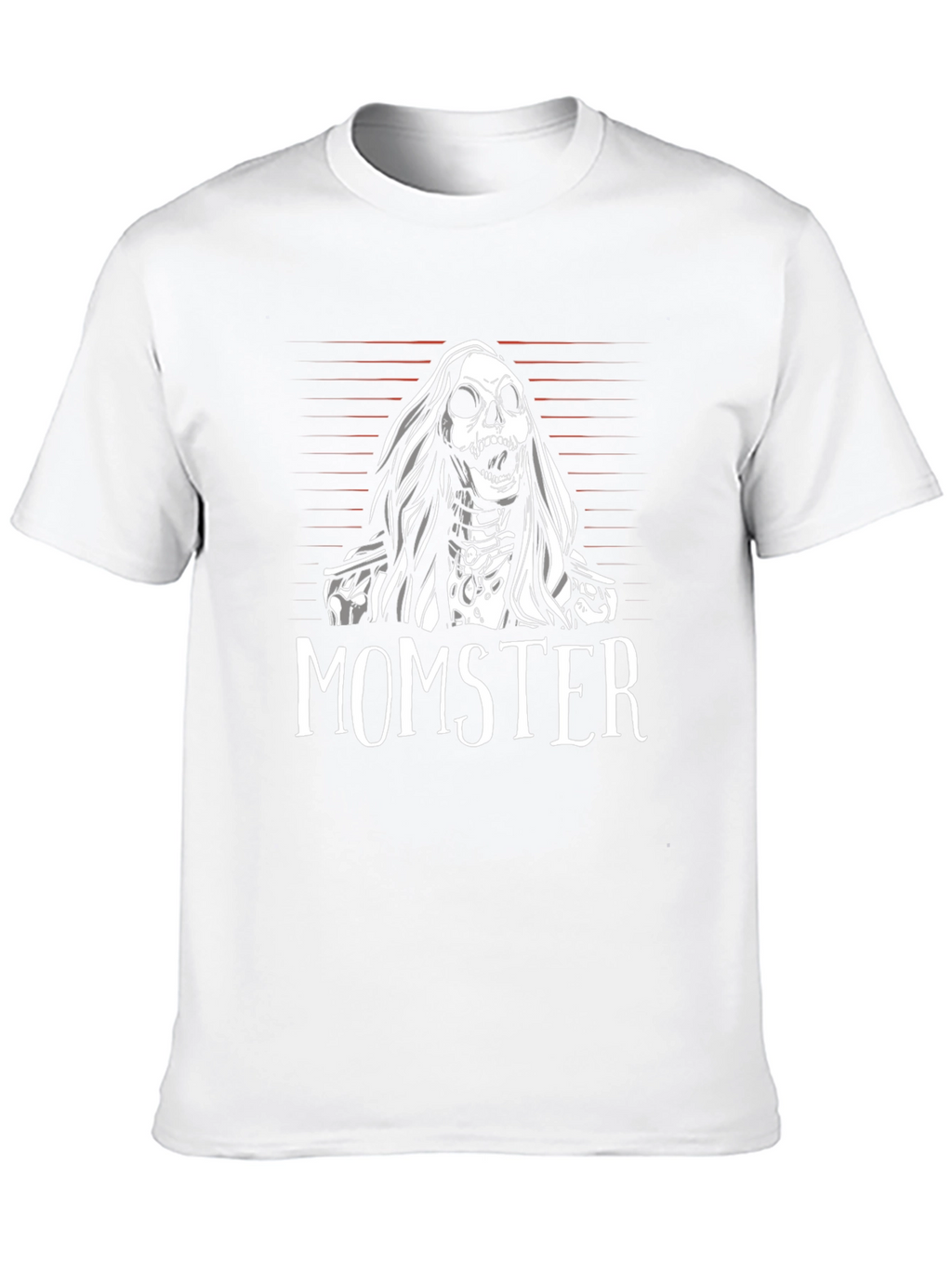 Momster Skeleton Graphic Black T-Shirt