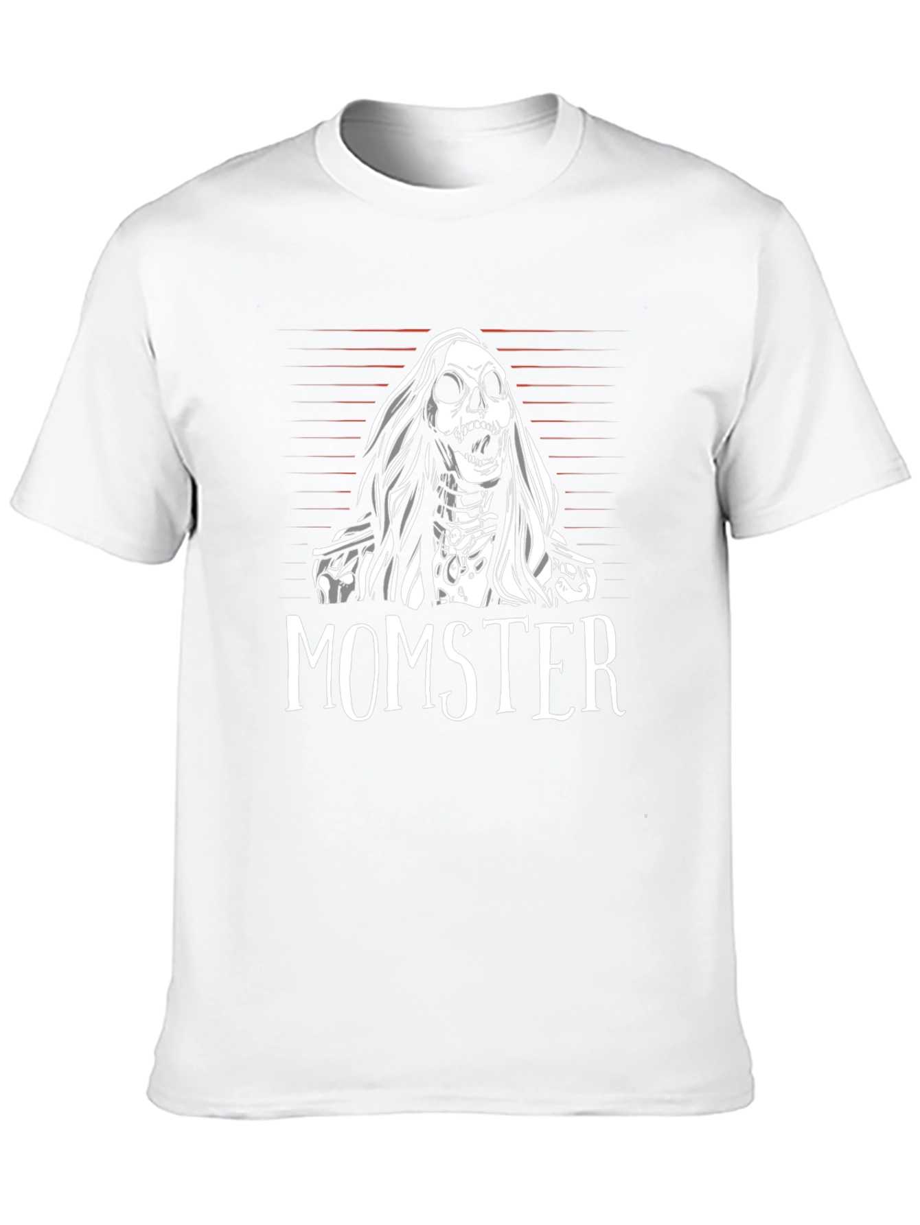 Momster Skeleton Graphic Black T-Shirt