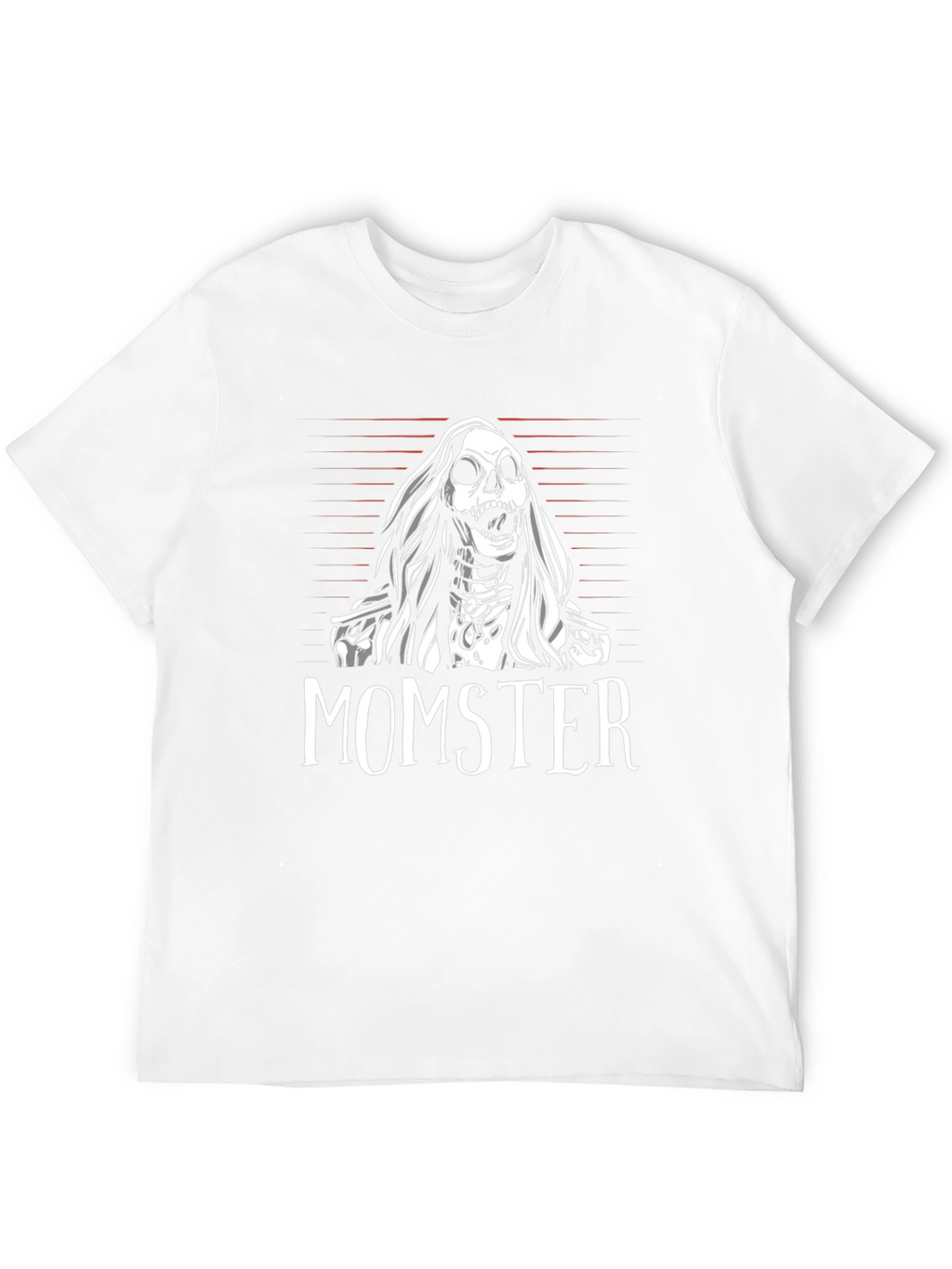 Momster Skeleton Graphic Black T-Shirt