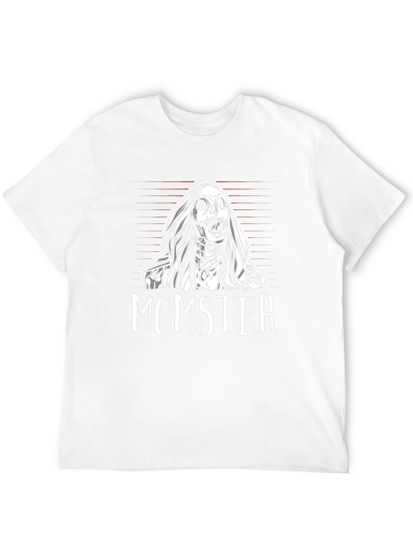Momster Skeleton Graphic Black T-Shirt