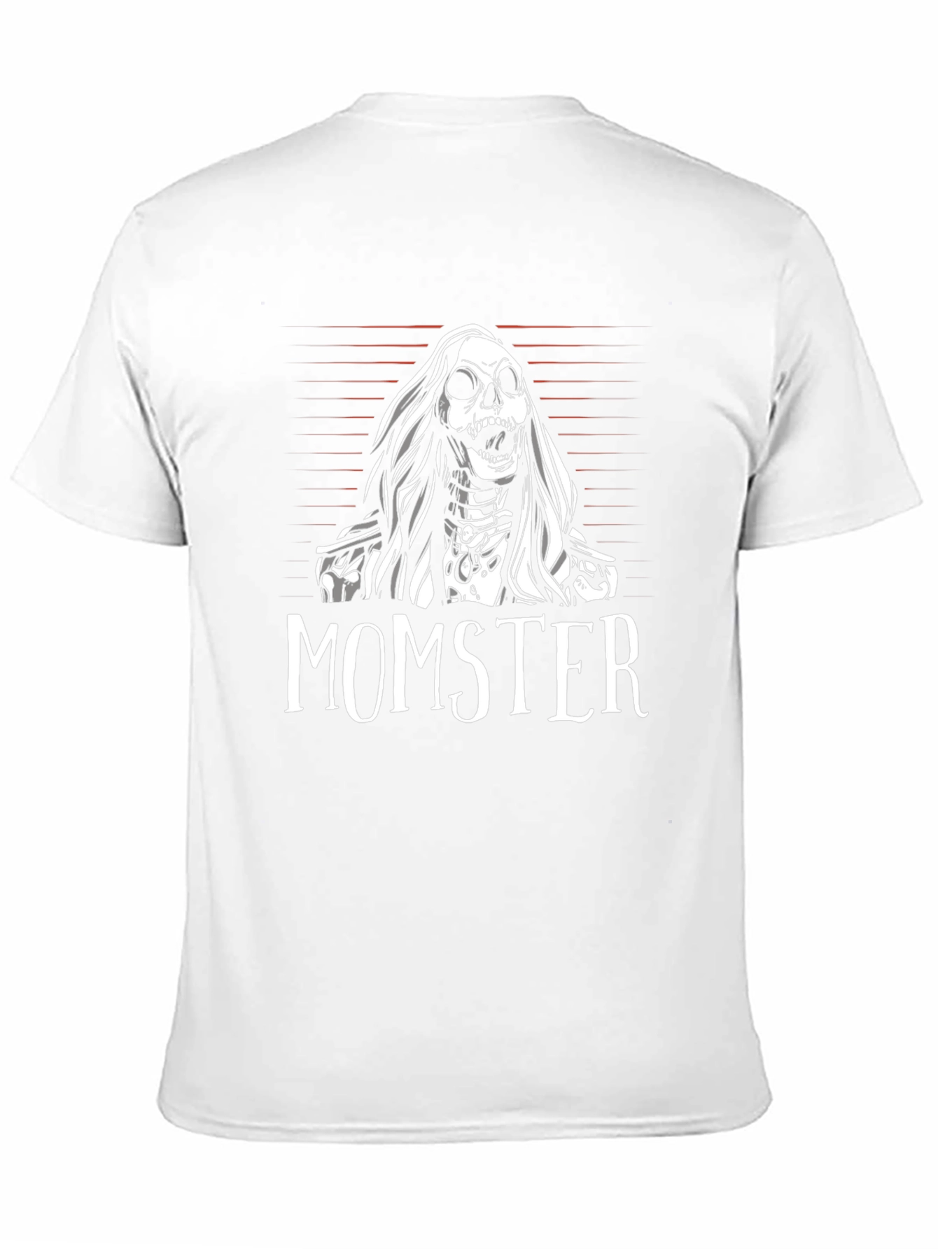 Momster Skeleton Graphic Black T-Shirt