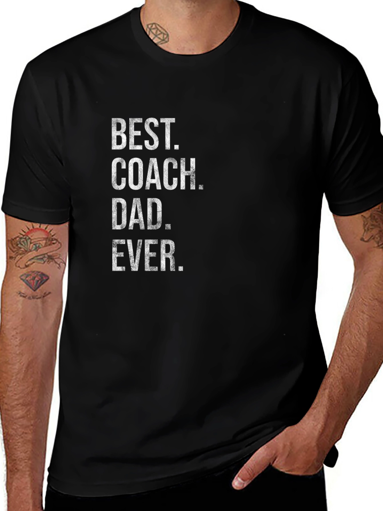 Best Coach Dad Ever T-Shirt - Gift for Coaches