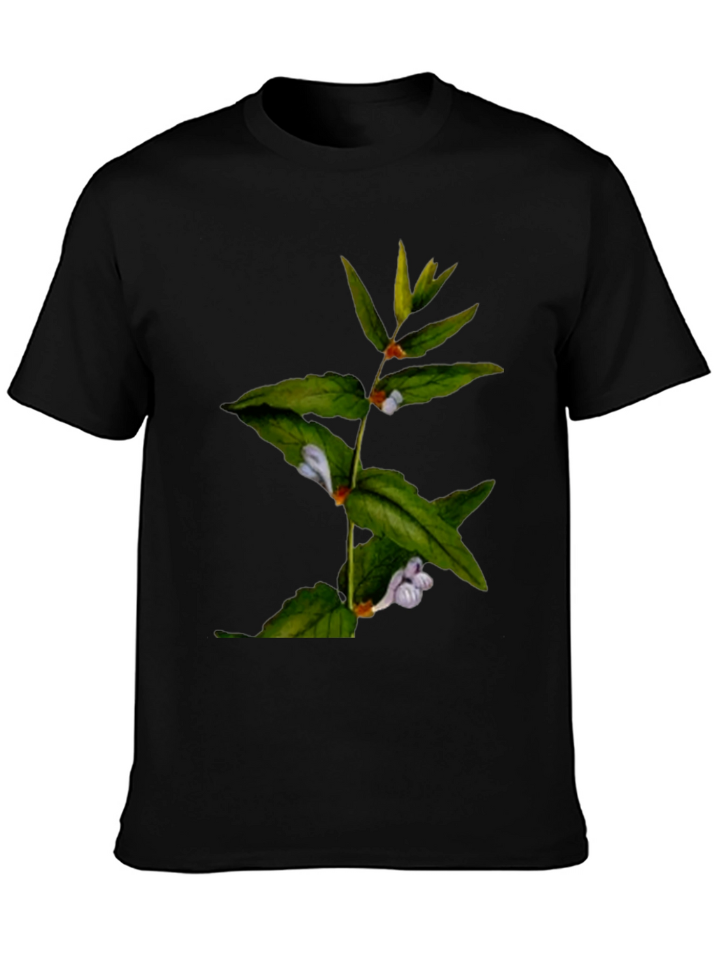 Botanical Print T-Shirt - Nature Inspired Design