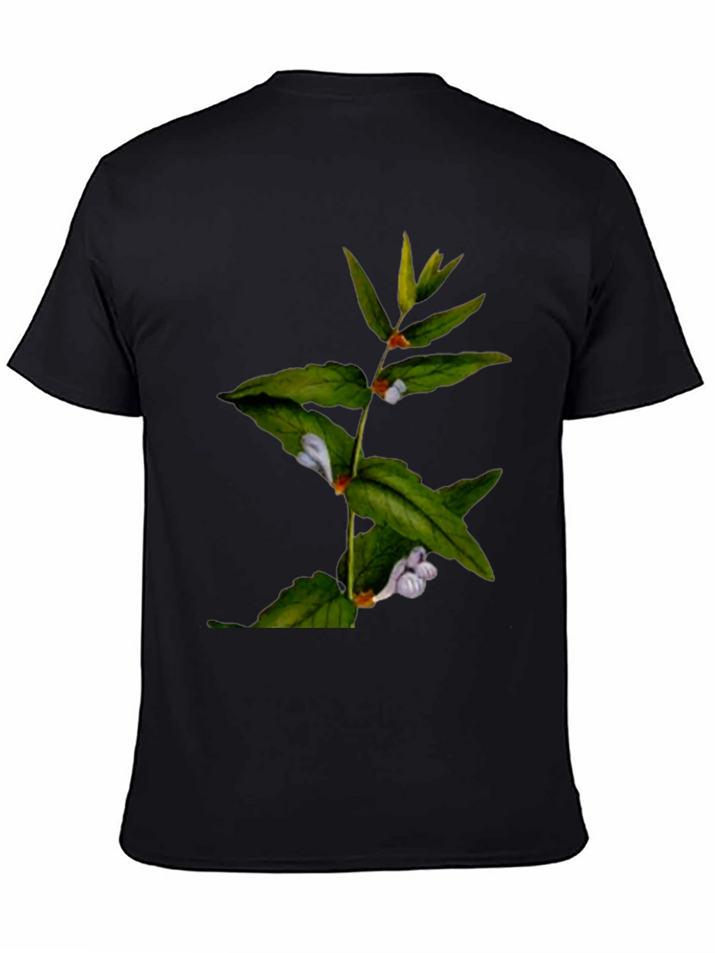 Botanical Print T-Shirt - Nature Inspired Design