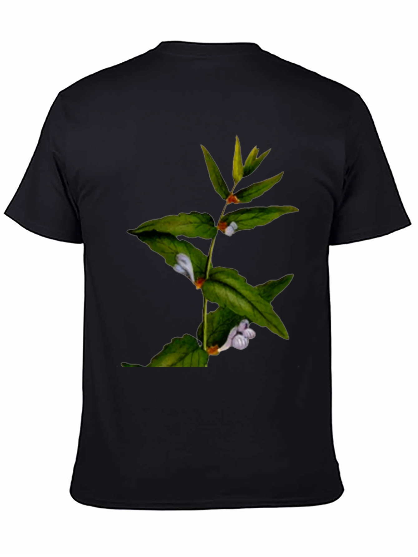 Botanical Print T-Shirt - Nature Inspired Design