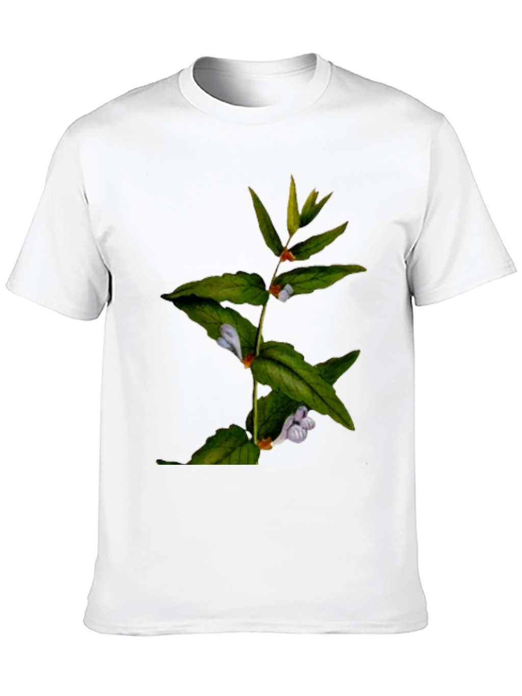 Botanical Print T-Shirt - Nature Inspired Design