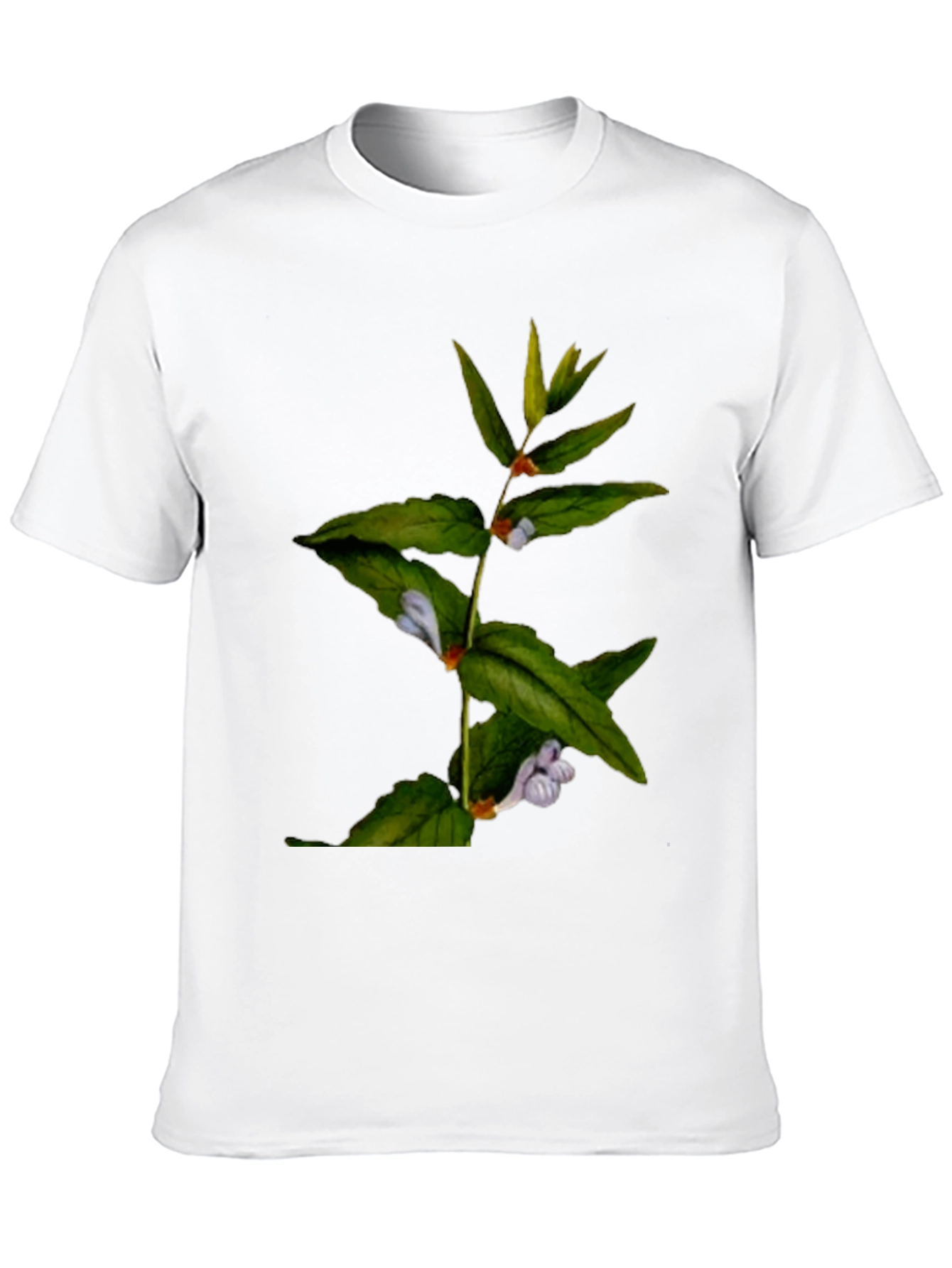 Botanical Print T-Shirt - Nature Inspired Design