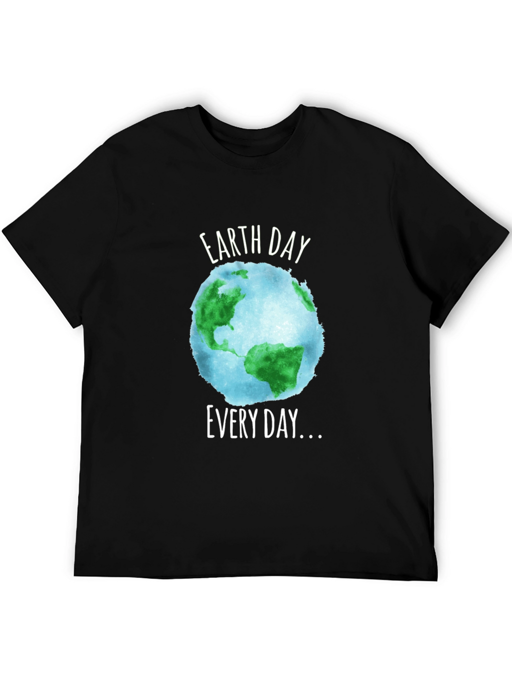 Earth Day Every Day T-Shirt - Black