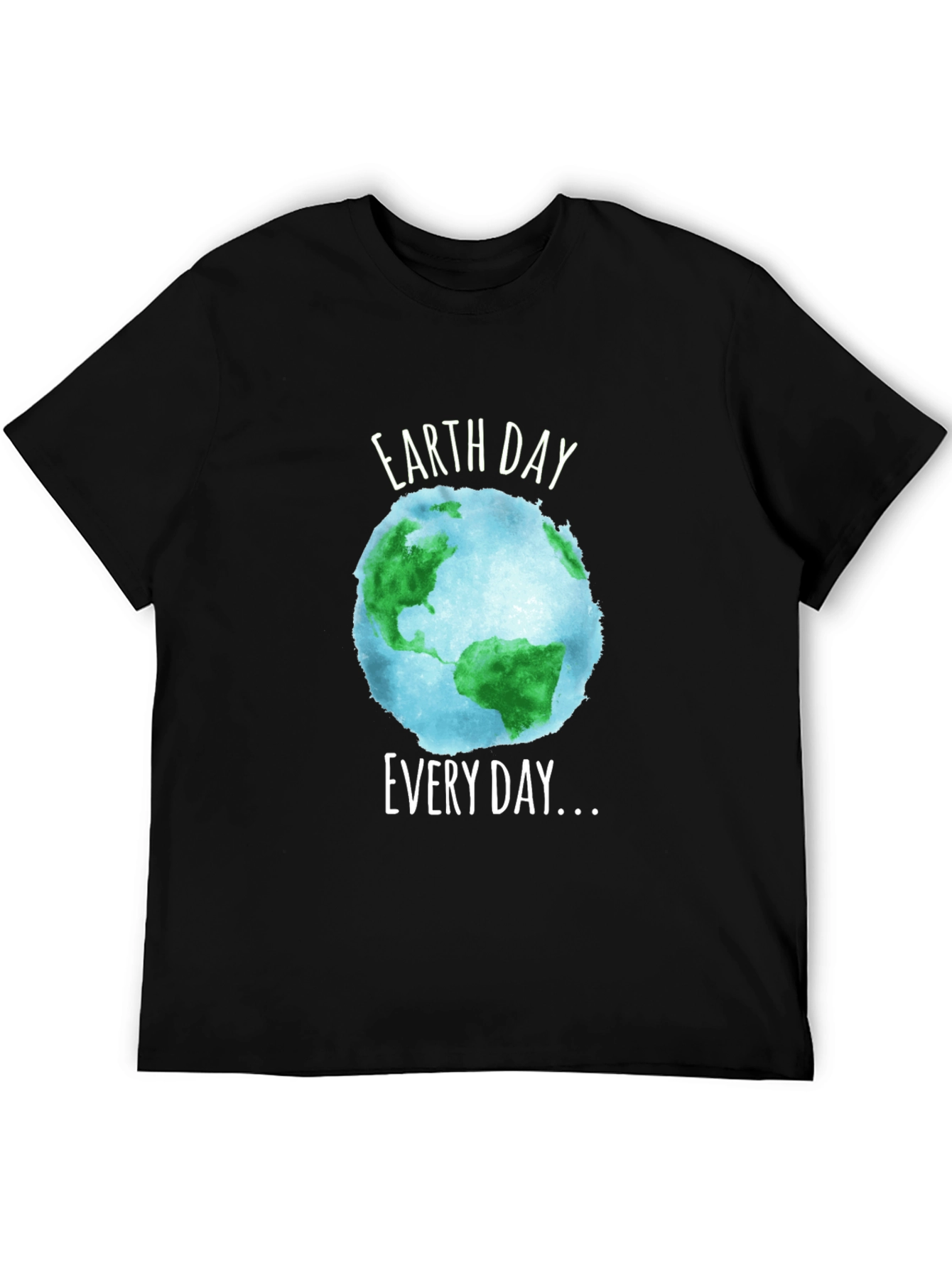 Earth Day Every Day T-Shirt - Black
