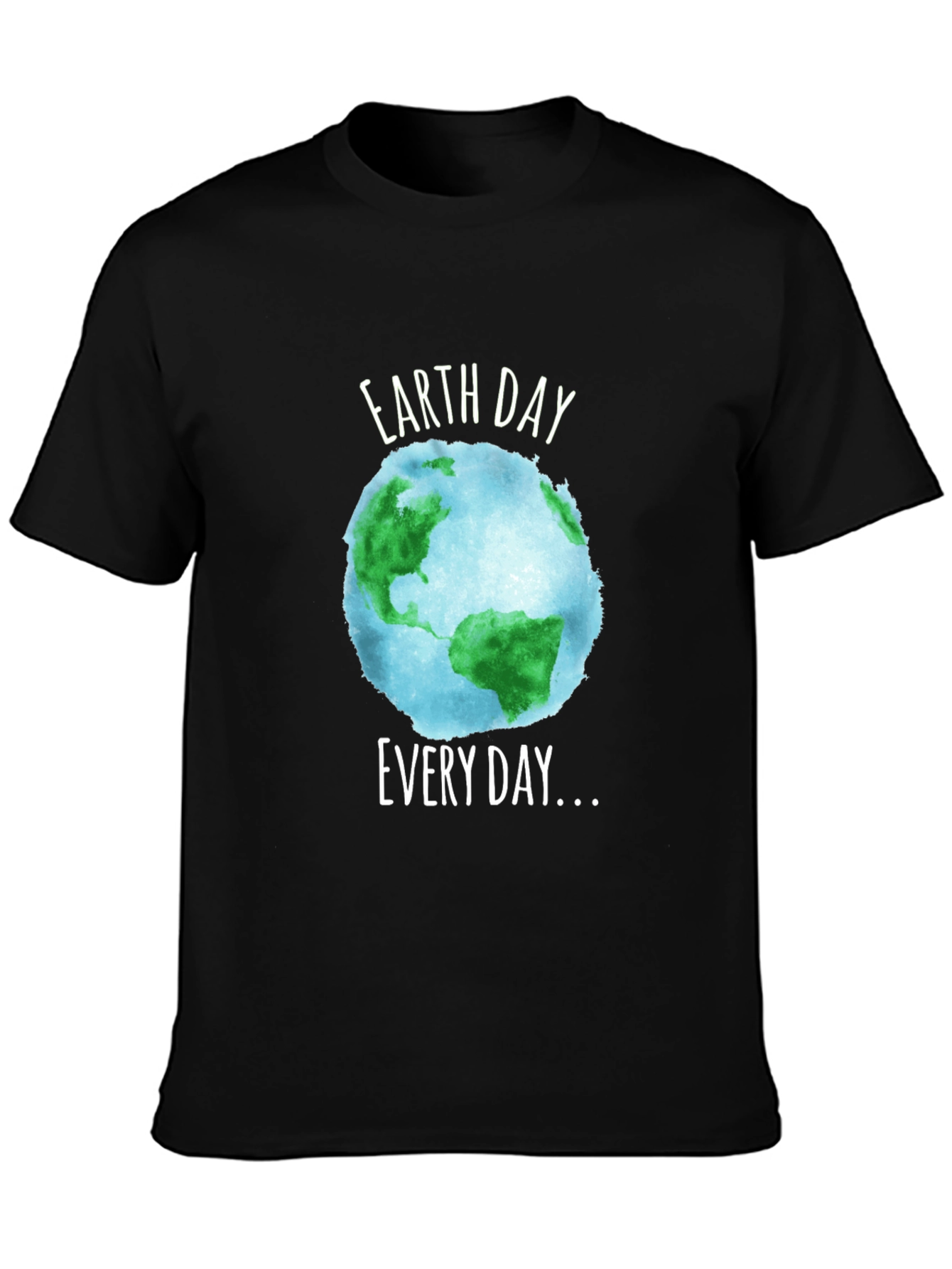 Earth Day Every Day T-Shirt - Black
