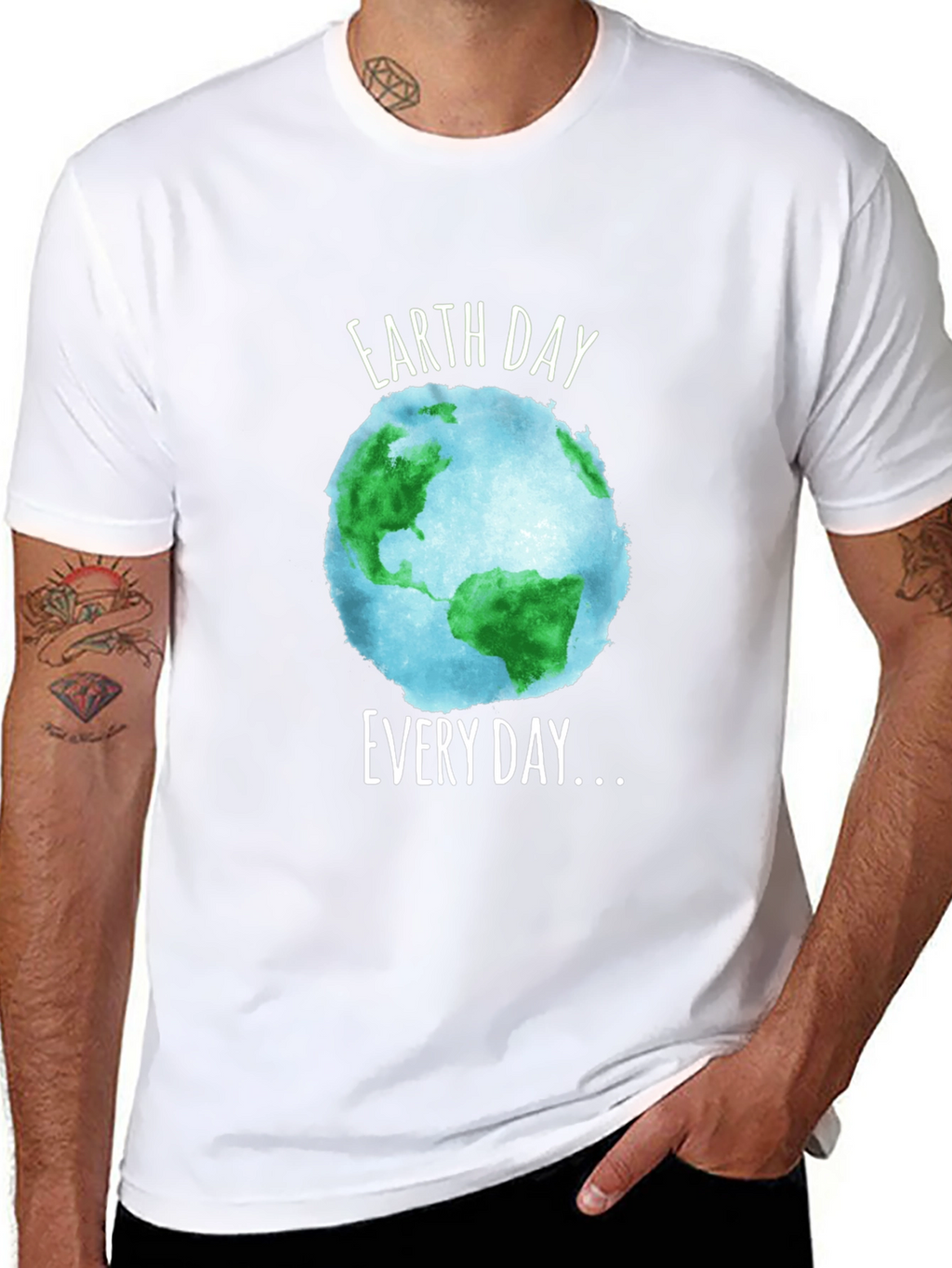 Earth Day Every Day T-Shirt - Black