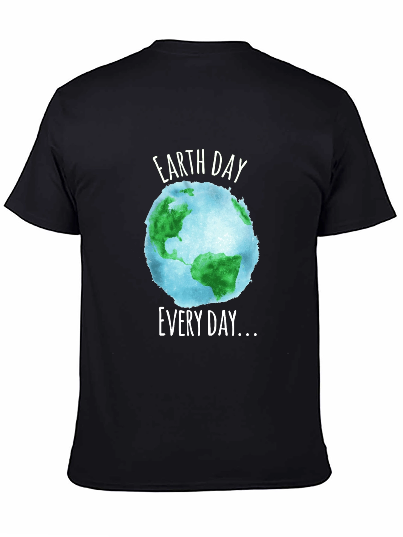 Earth Day Every Day T-Shirt - Black