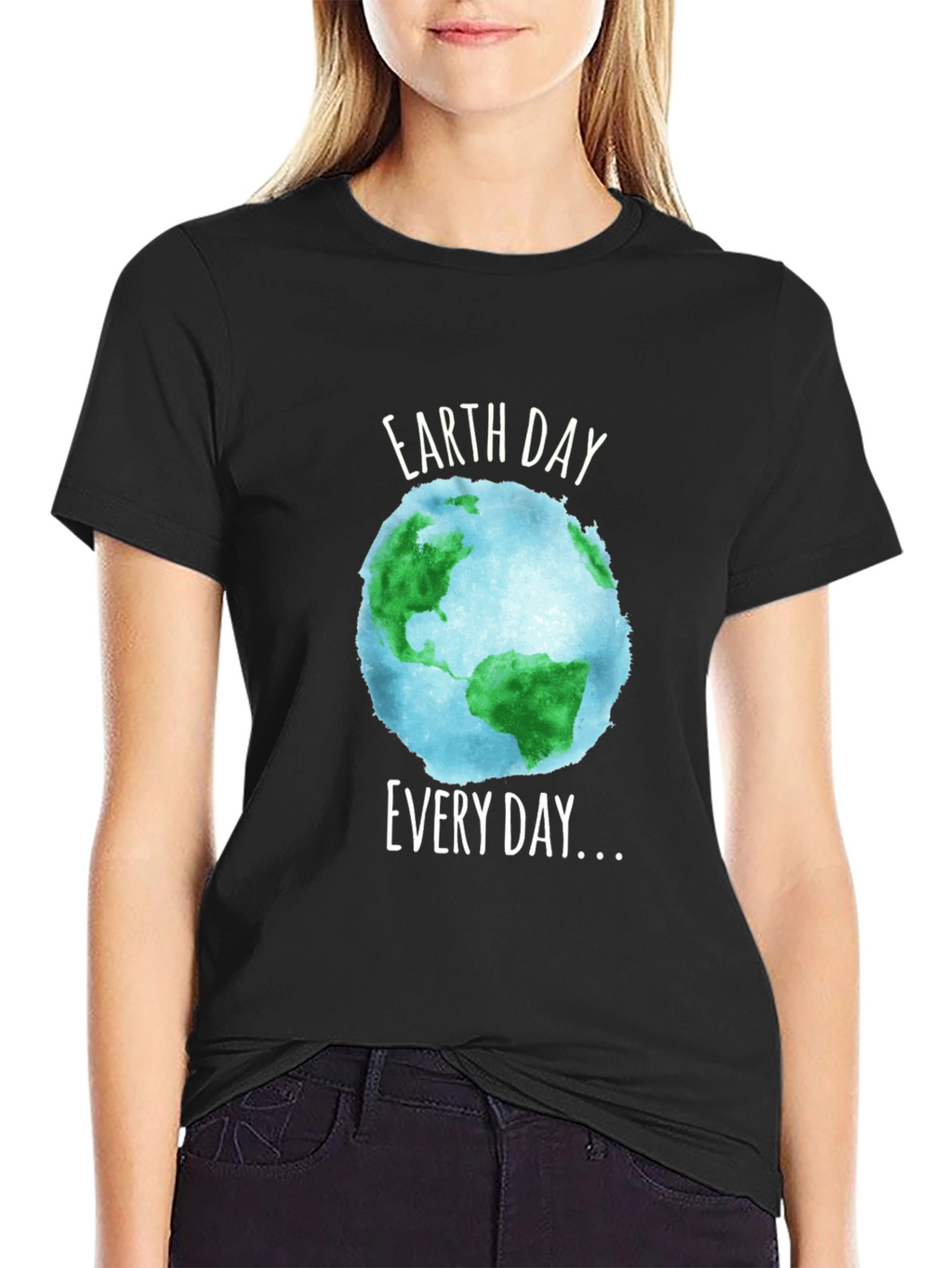 Earth Day Every Day T-Shirt - Black