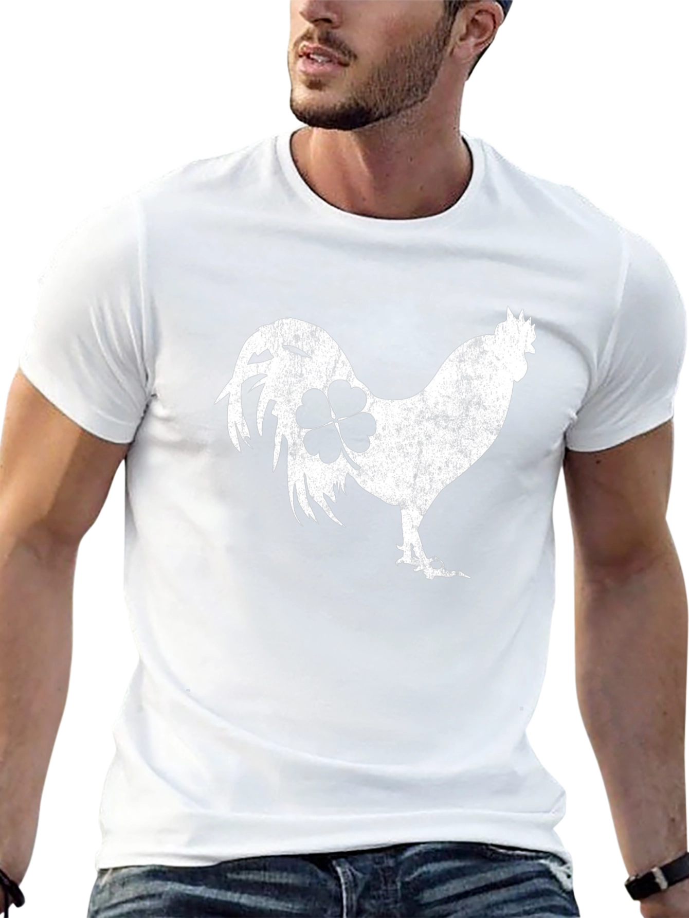 Lucky Rooster T-Shirt - St. Patricks Day Chicken Tee