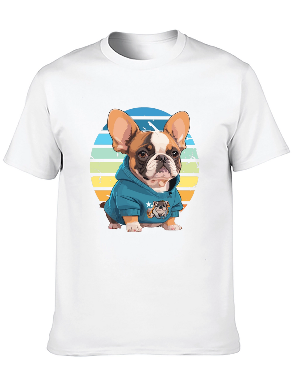 Cool Bulldog T-Shirt - Trendy Graphic Tee