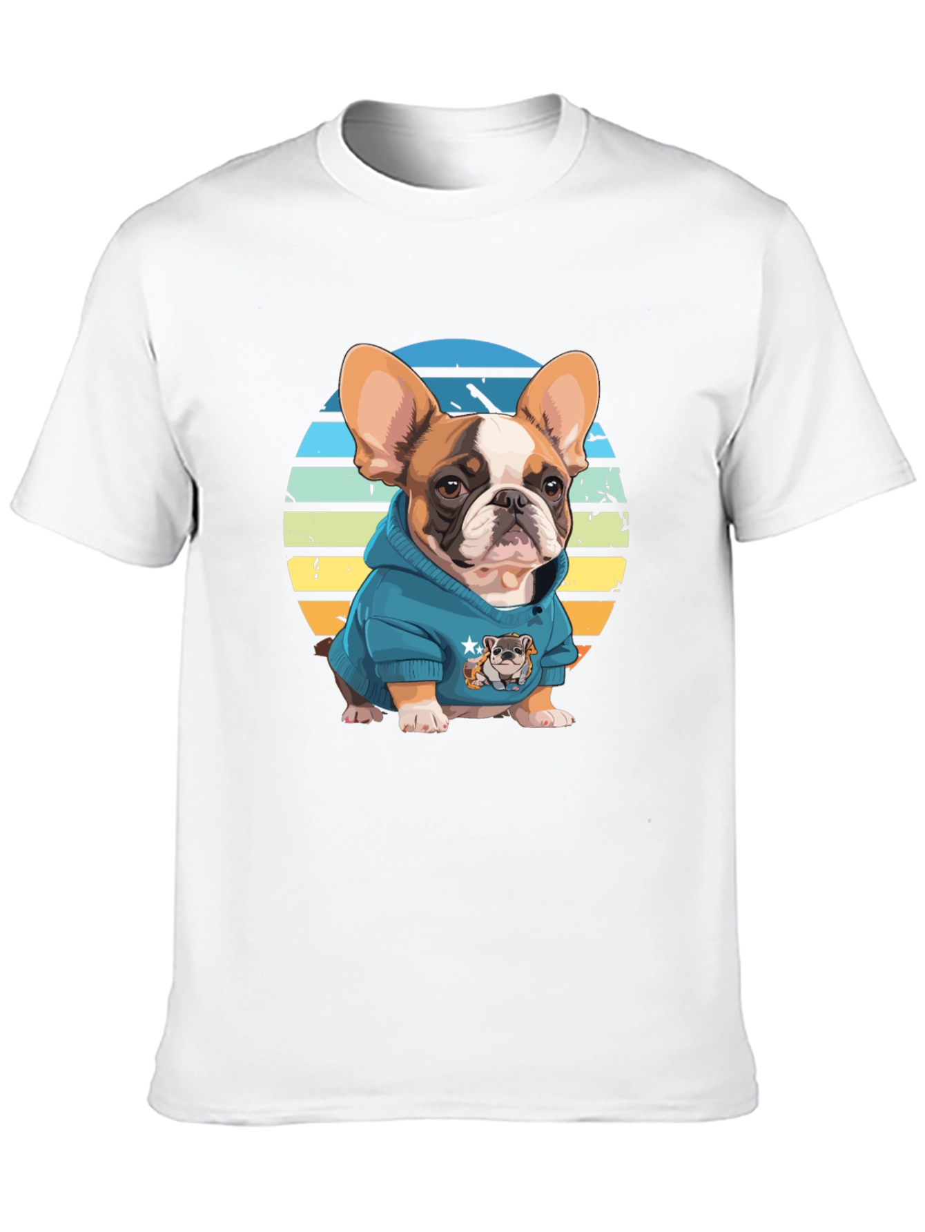 Cool Bulldog T-Shirt - Trendy Graphic Tee