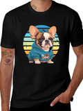 Cool Bulldog T-Shirt - Trendy Graphic Tee