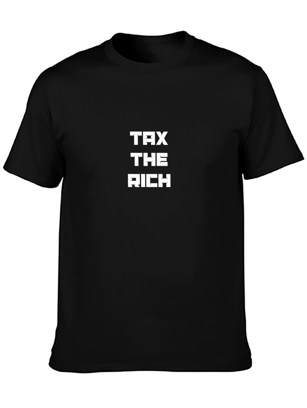 Tax The Rich Graphic Tee - Black Cotton T-Shirt
