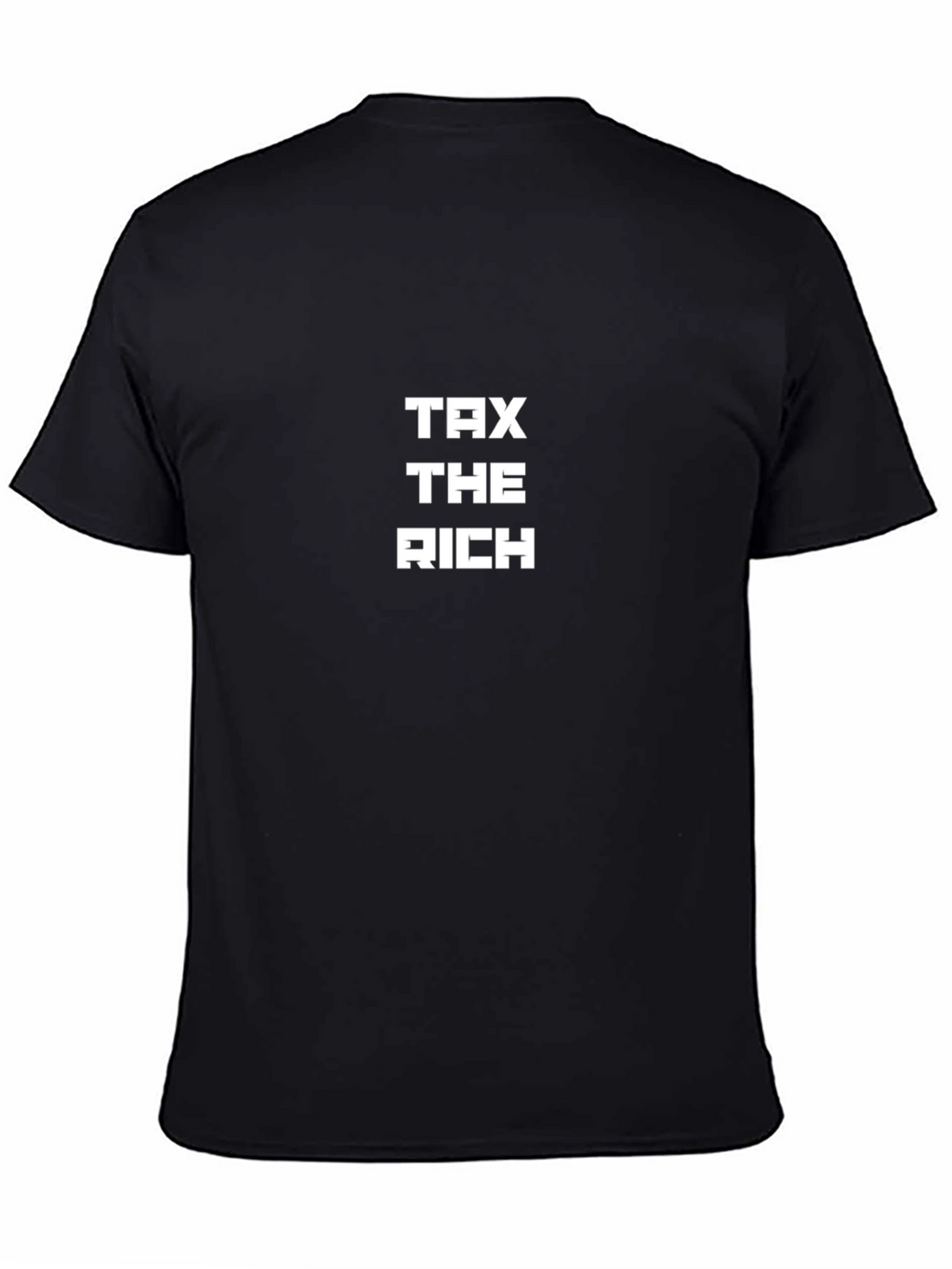 Tax The Rich Graphic Tee - Black Cotton T-Shirt