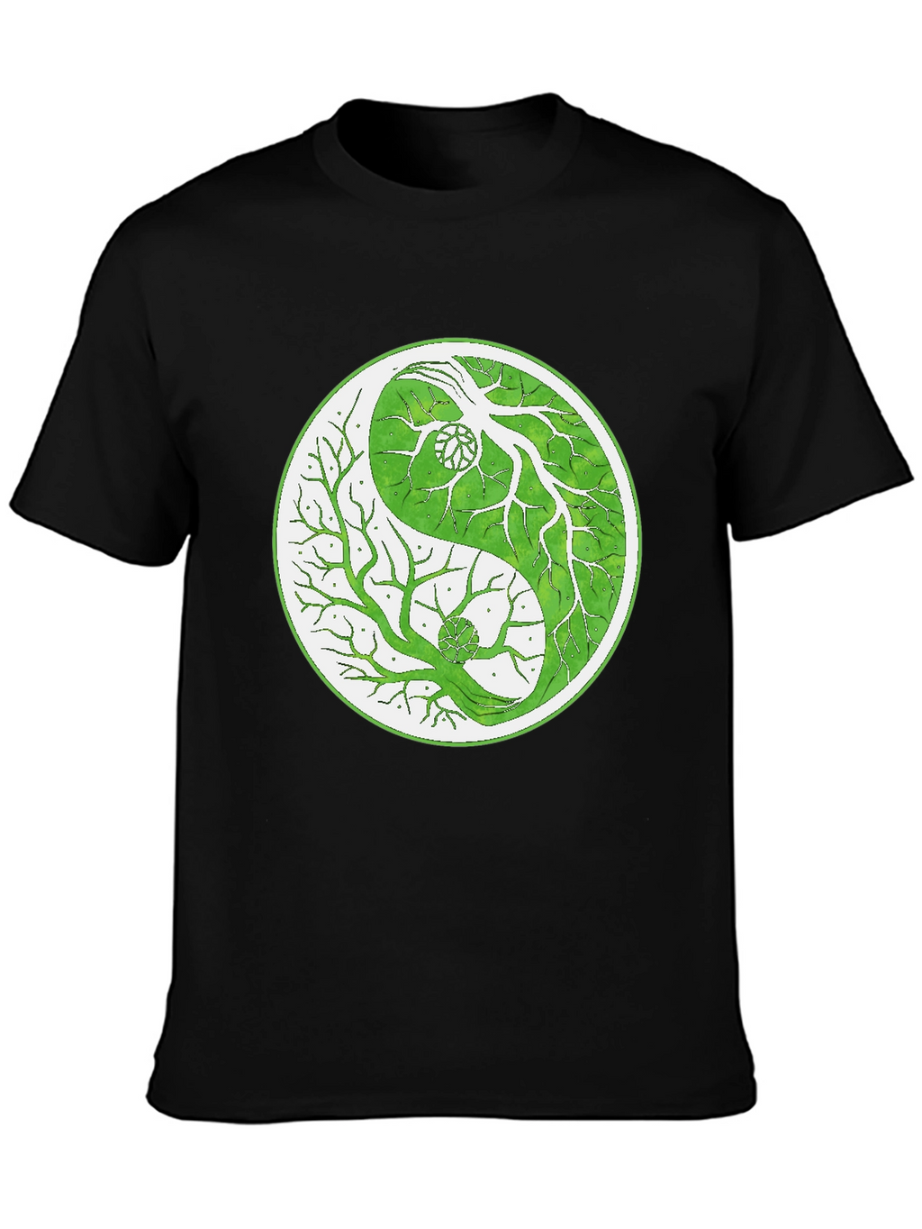 Yin Yang Tree T-Shirt - Balance & Nature