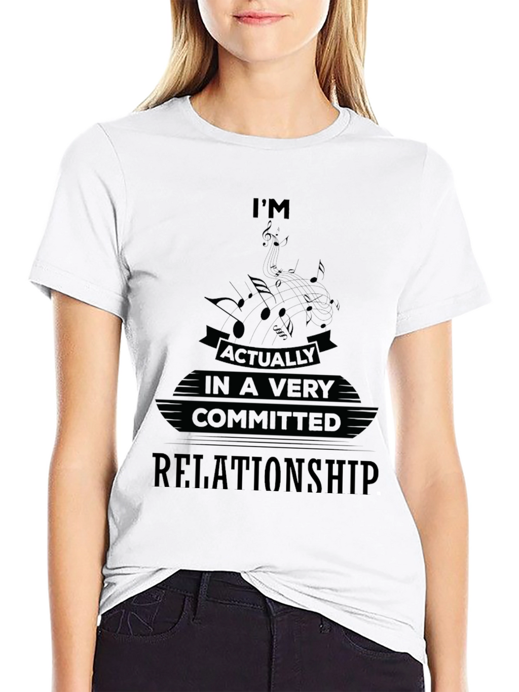 Committed Relationship Music Graphic T-Shirt