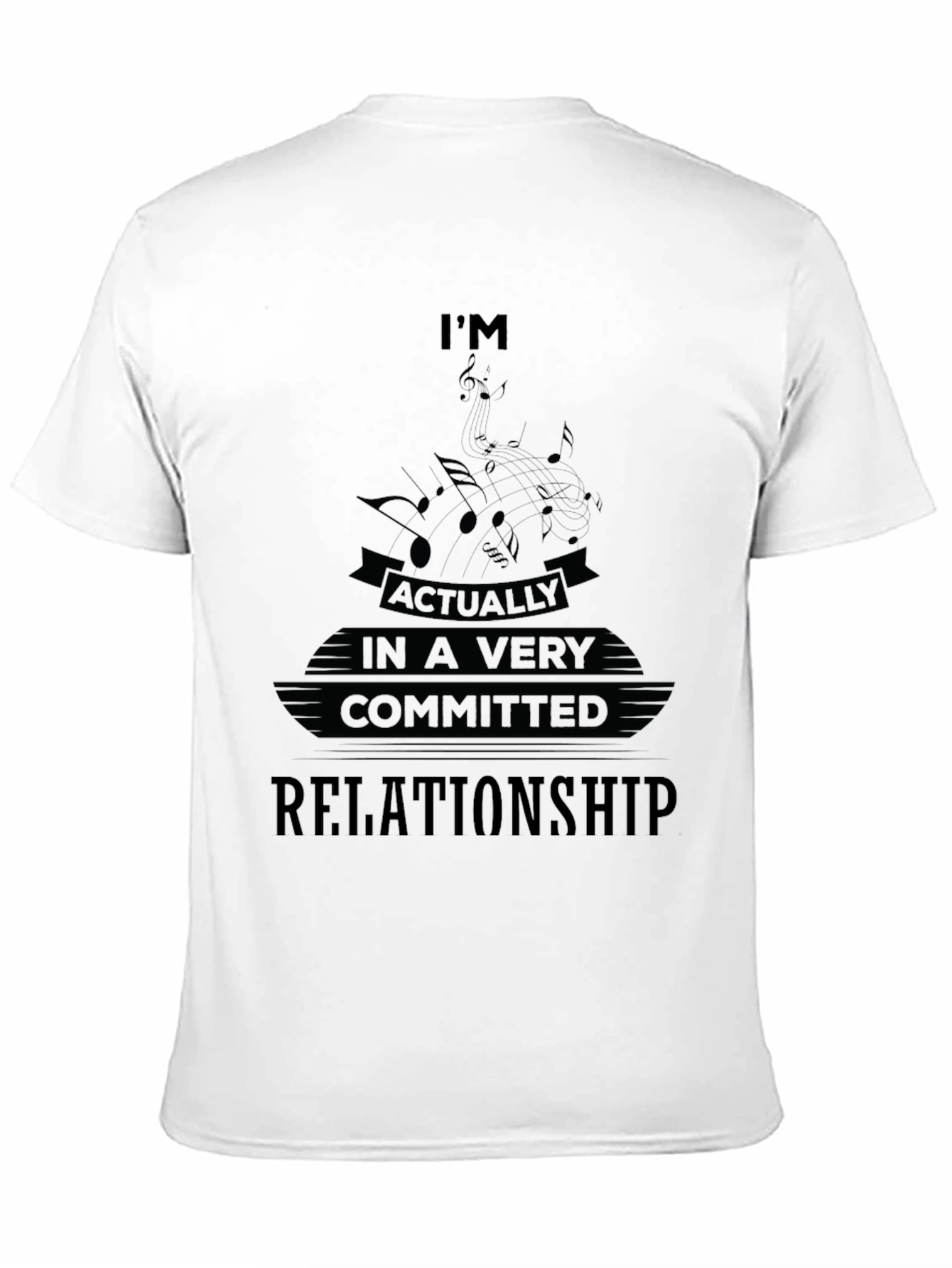 Committed Relationship Music Graphic T-Shirt