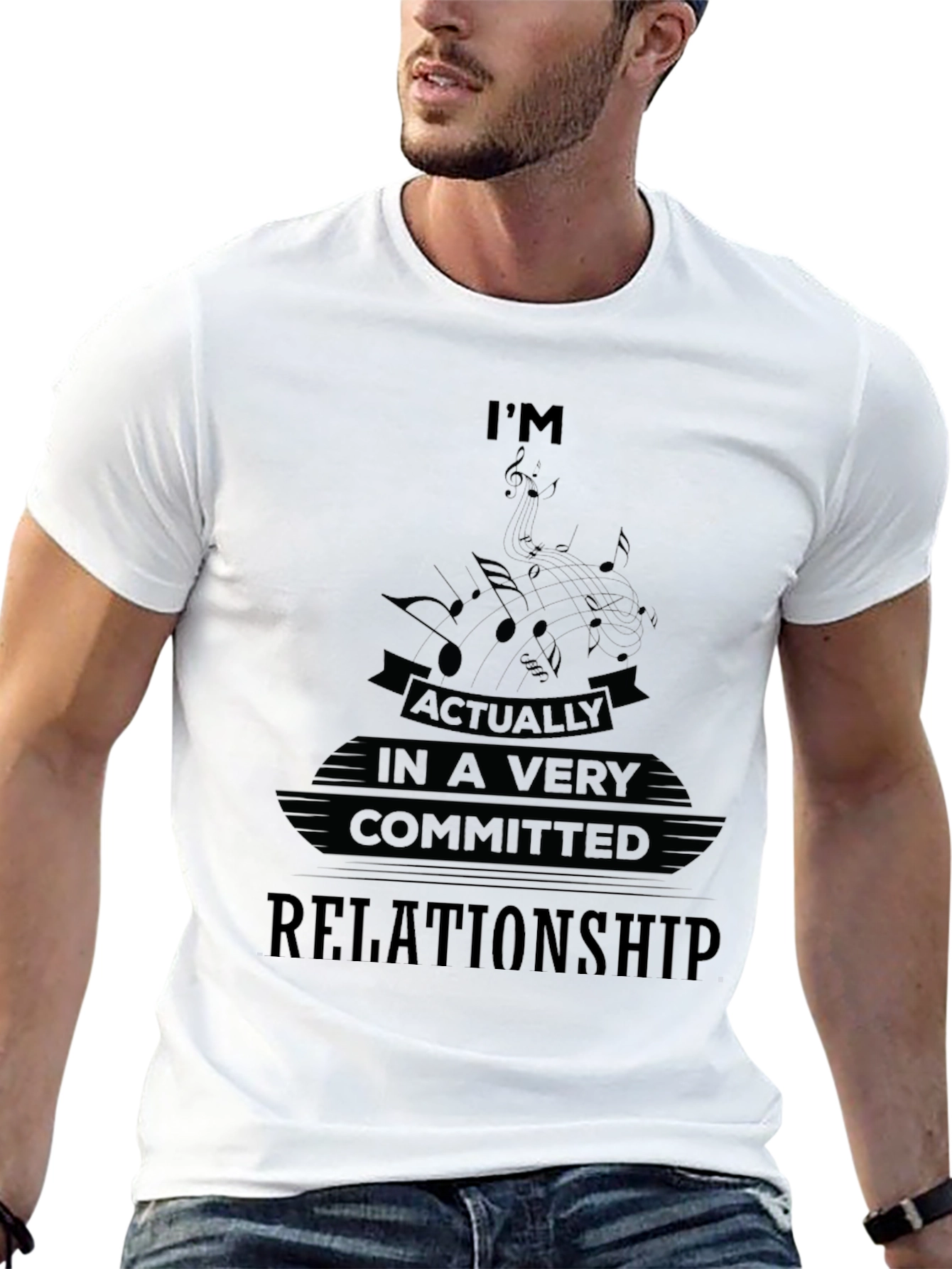 Committed Relationship Music Graphic T-Shirt