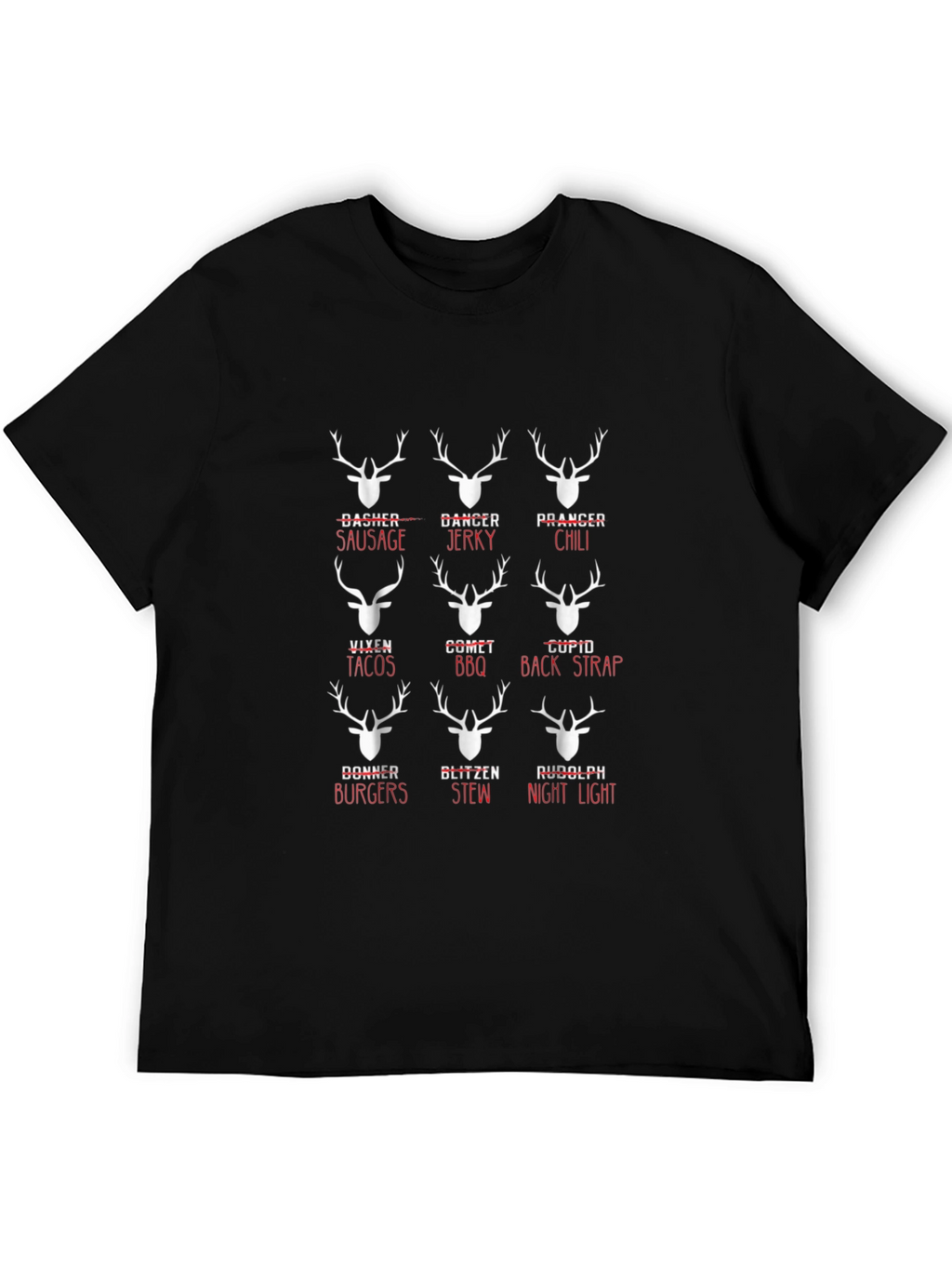 Funny Reindeer Names T-Shirt