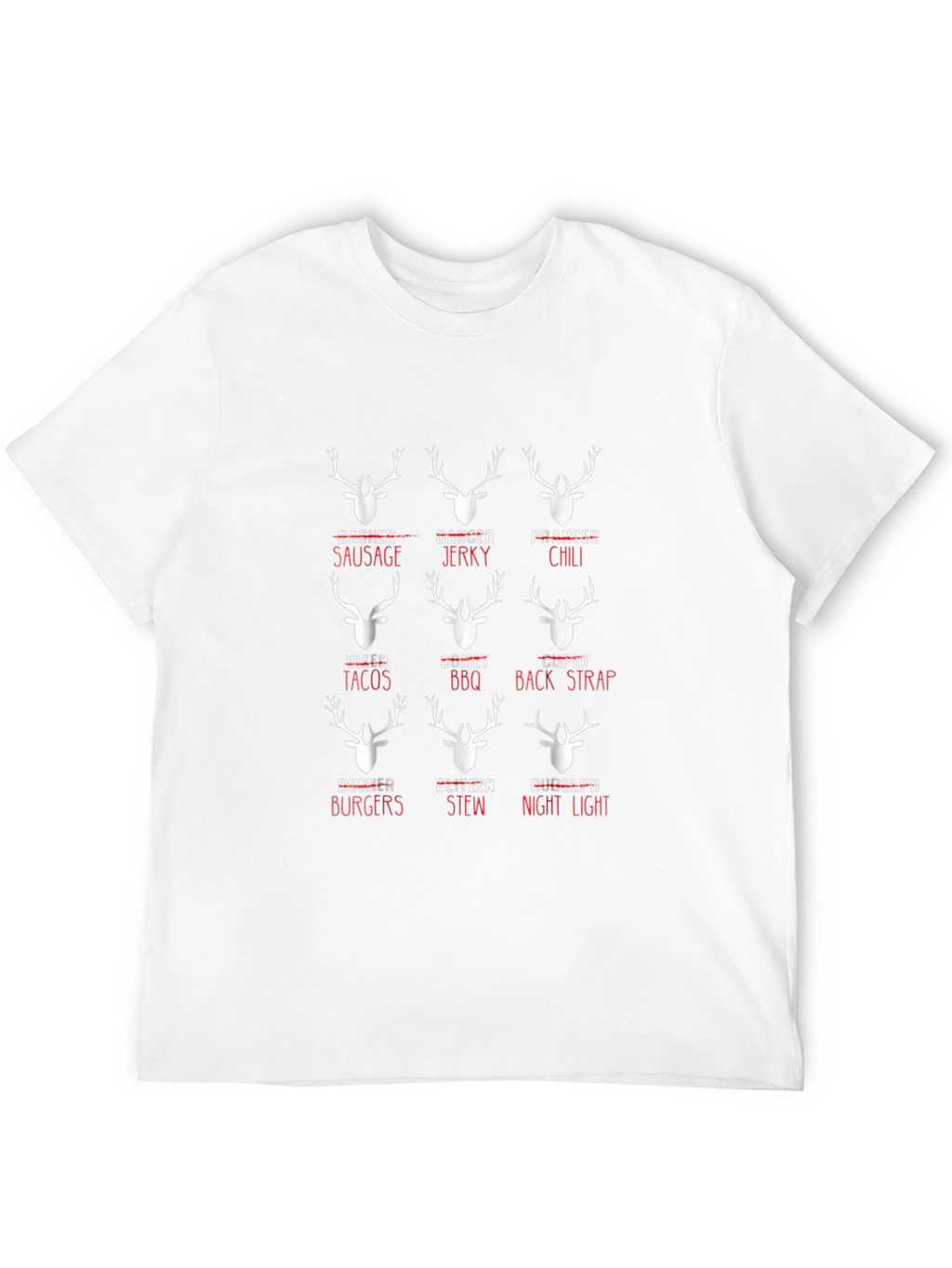 Funny Reindeer Names T-Shirt
