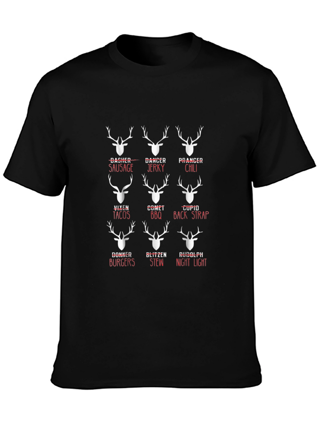 Funny Reindeer Names T-Shirt