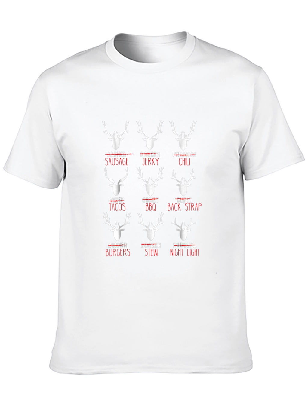 Funny Reindeer Names T-Shirt