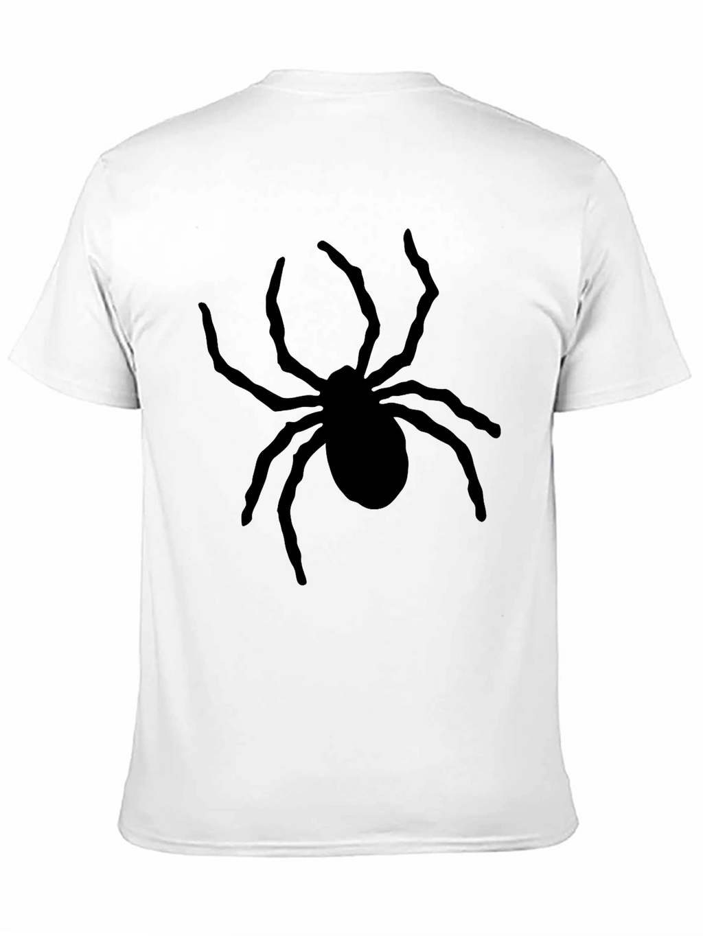 Spider Graphic Print Black T-Shirt